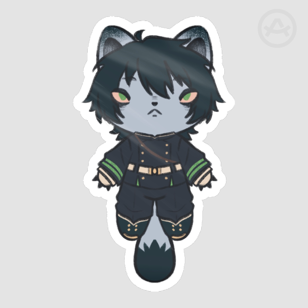 Yuu Cat Die Cut Stickers