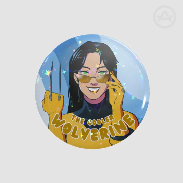 Cooler Wolverine (Button Pins)
