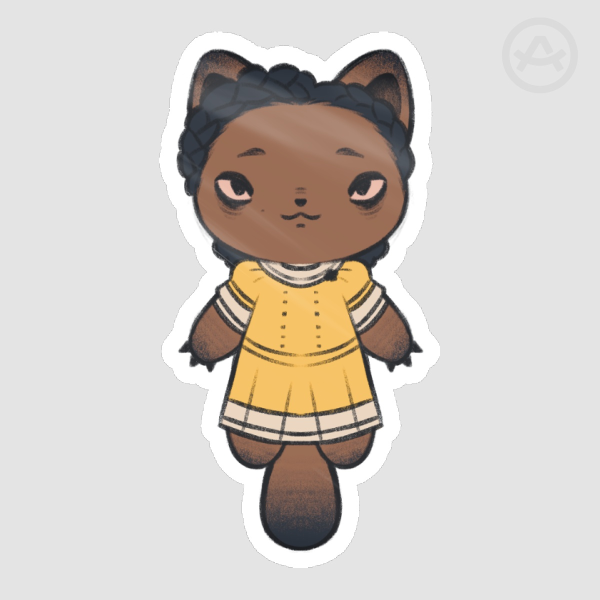Tilly Cat Die Cut Stickers