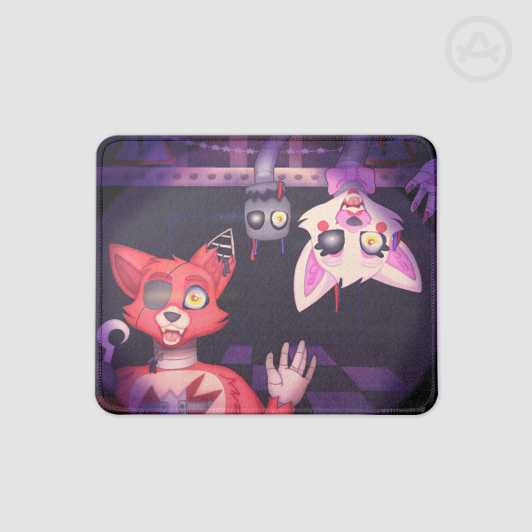 Foxy and Mange Mousepad