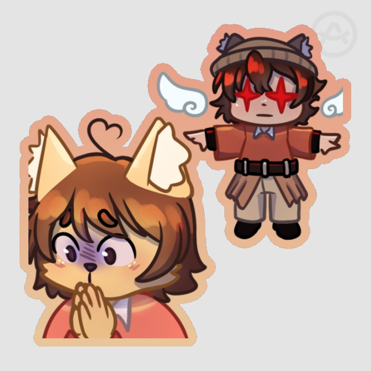 Chitchat Yaps "Behind you" Sticker