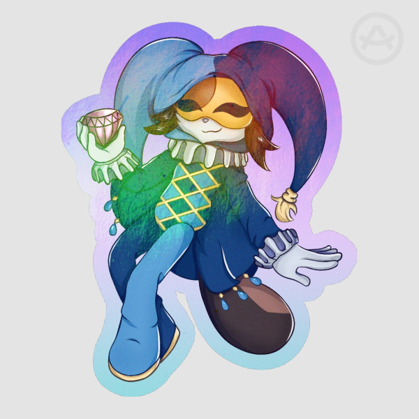 Lunar the Sugar Glider sticker Sonic the Hedgehog