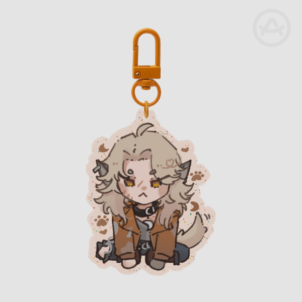 [deadlock] silver 2.5 in keychain