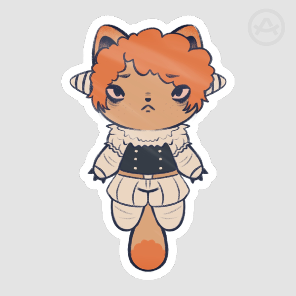 Sebastian Cat Die Cut Stickers