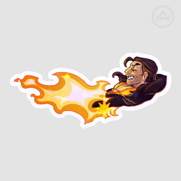 Flambae Fireworks Sticker