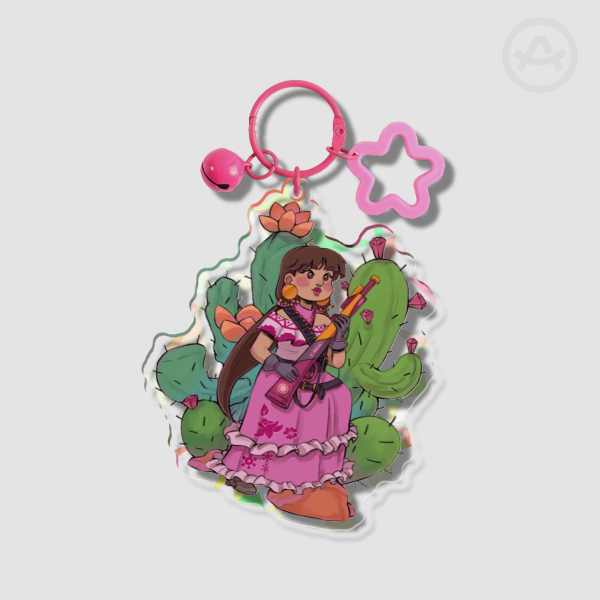 Biani Broken Glass Acrylic Keychains