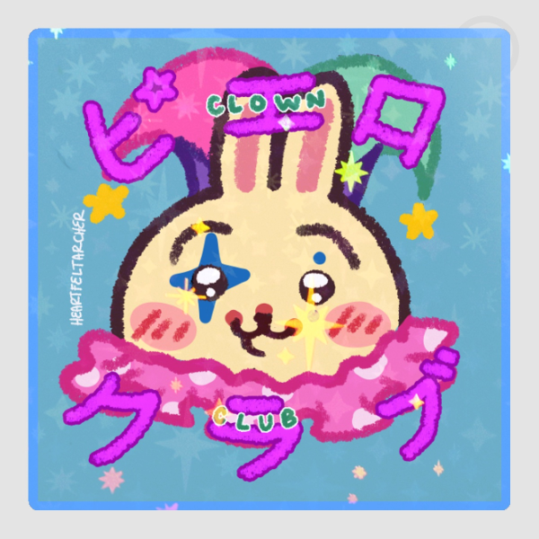 Usagi Sticker (Clown Club)