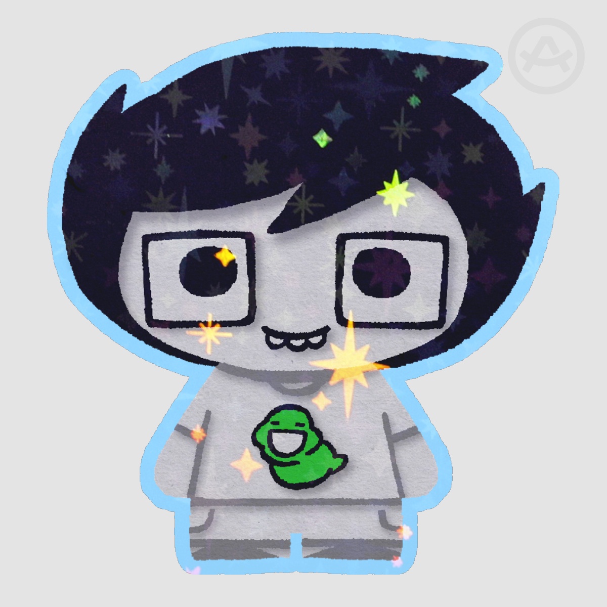 John Glitter Sticker