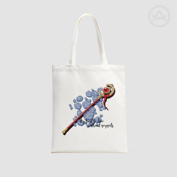 [ FRIEREN ] Staff & Flowers Tote Bag