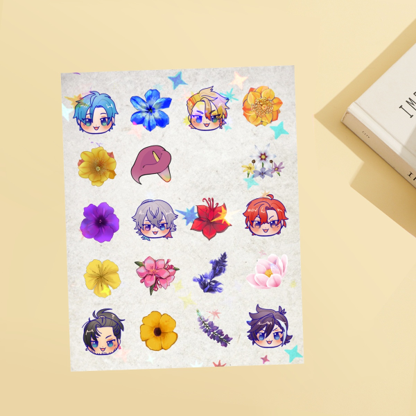 Holostars TEMPUS - Stickersheet - Stars Cafecito 2026