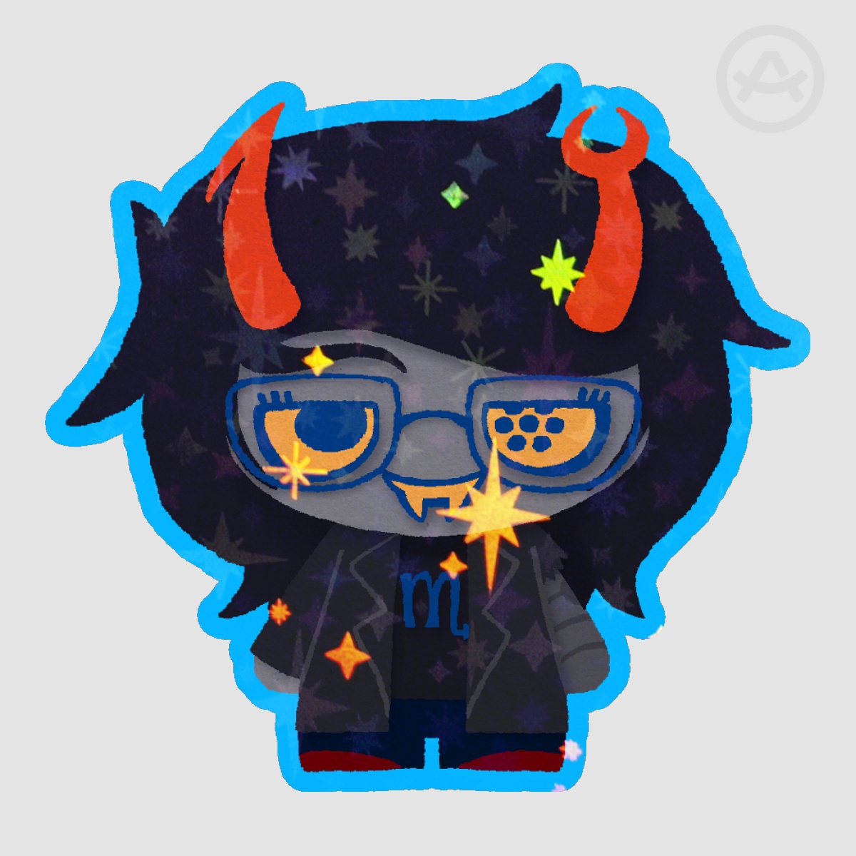 Vriska Glitter Sticker