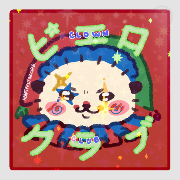 Rakko Sticker (Clown Club)