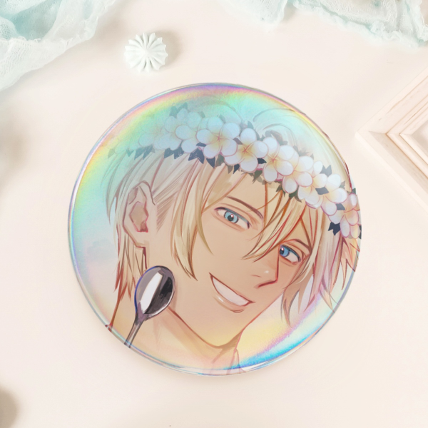 Kishido Temma by Sweetz - Round Badge - Stars Cafecito 2026