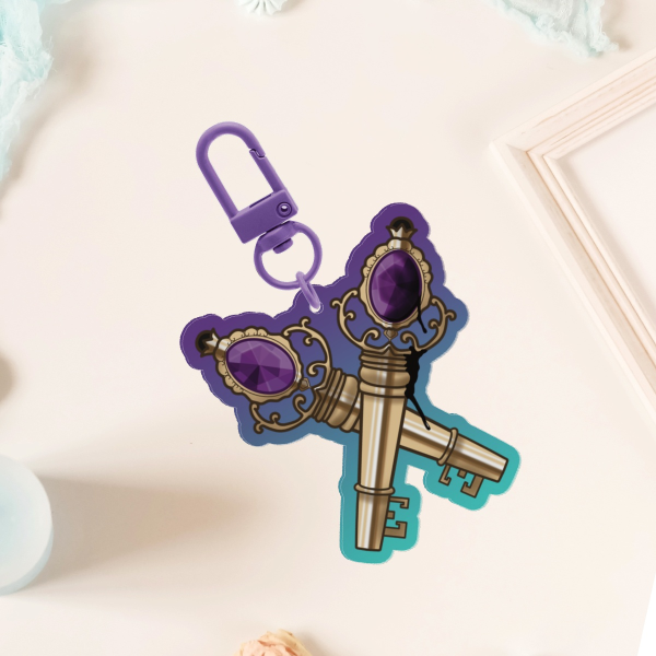 Octavinelle Colored Edge Acrylic Keychains