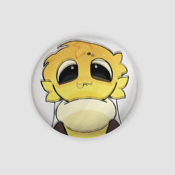 Blep Lenticular Round Pin - 2.28"(58mm)