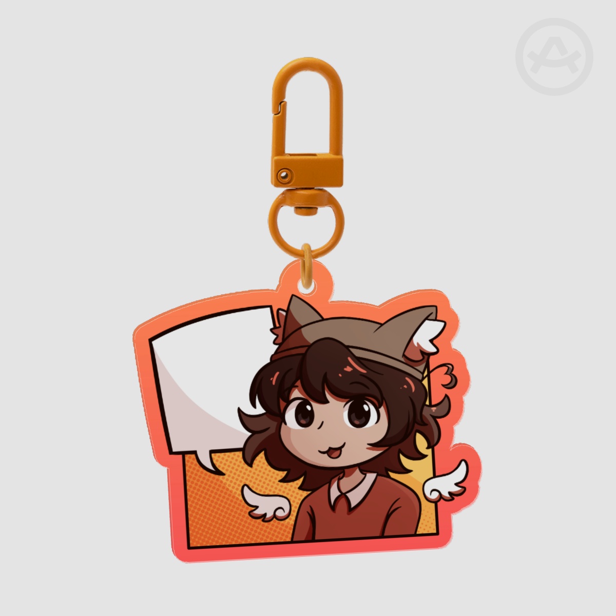 Chitchat Speech Bubble Keychain