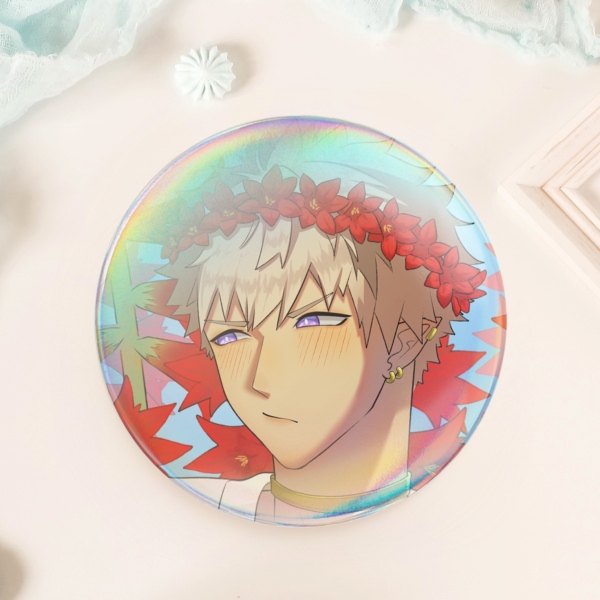 Crimzon Ruze by ShiOni - Round Badge - Stars Cafecito 2026