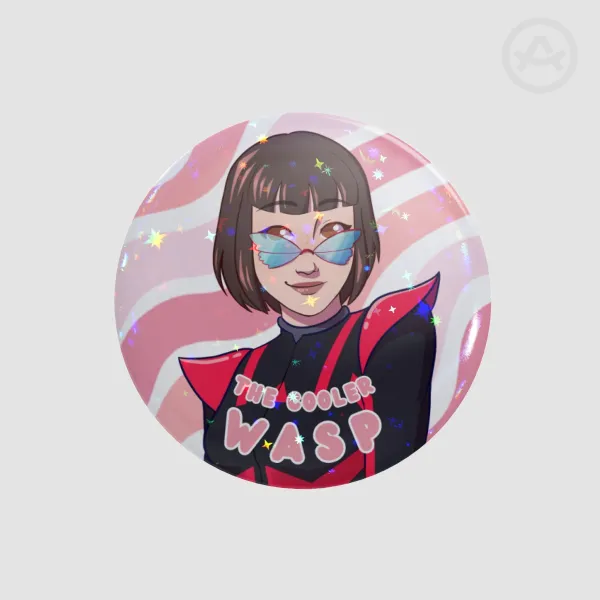 Cooler Wasp (Button Pins)