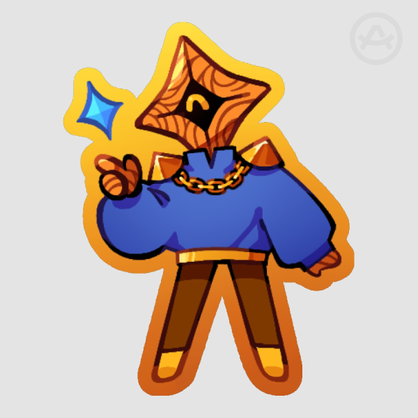 The Regent - Colored Edge Die Cut Sticker (Slay the Spire 2)