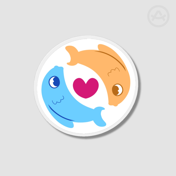 Loving Fish Magnet