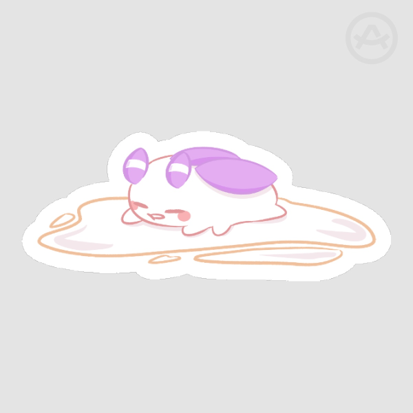 Momo Egg Die Cut Sticker