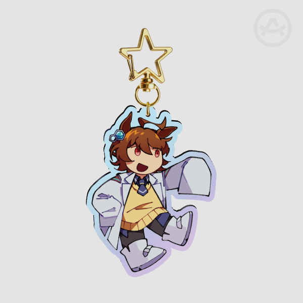 Agnes Tachyon - Rainbow Acrylic Keychain (Umamusume)