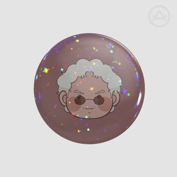 Old Daniel button pin