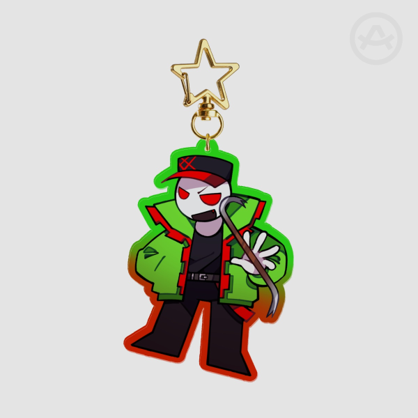 Griefer Colored Edge Keychain (Blocktales)