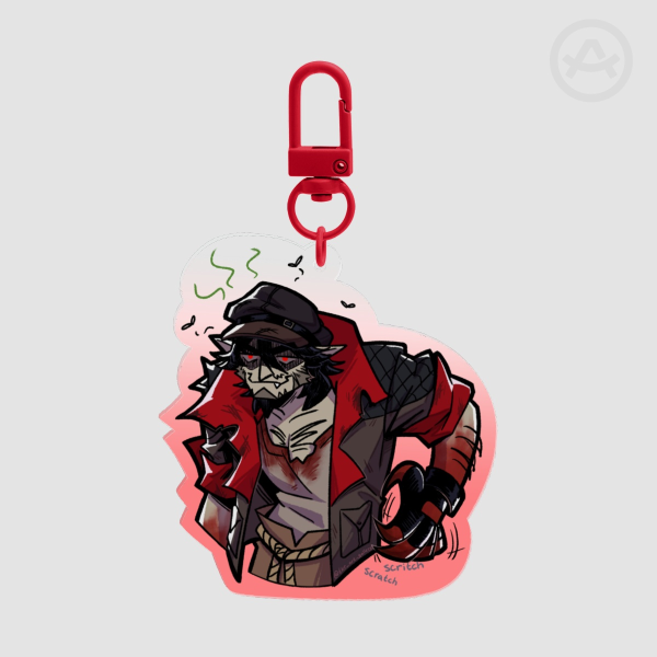 Stinky Hobo Drifter Keychain