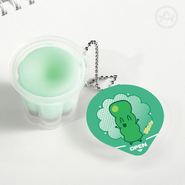 Pickle Inanimate Insanity Squishy Pudding Jelly Keychain