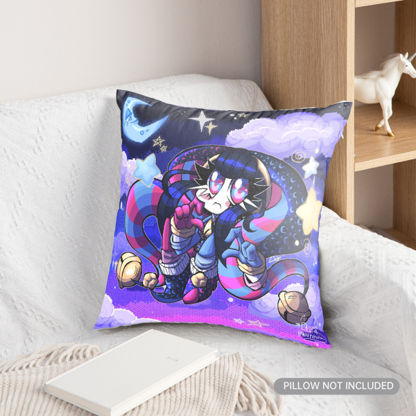 Pomni 8-bit Nighty Snoo Z's Single-sided Print Pillowcase(PILLOWCASE ONLY)