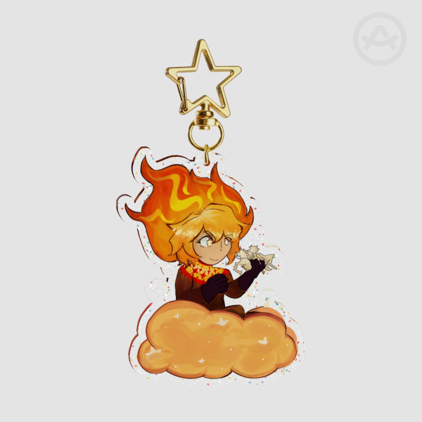 Mili Hero Glitter Keychain