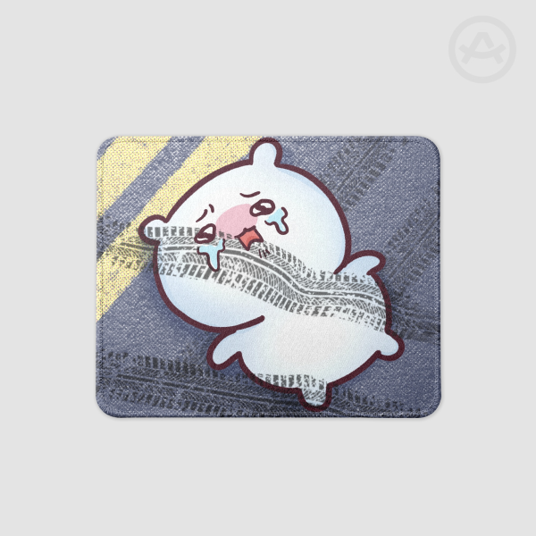 Chiikawa Got Ran Over! Square Mouse Pad