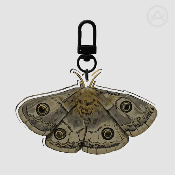 Moth Acrylic Keychain