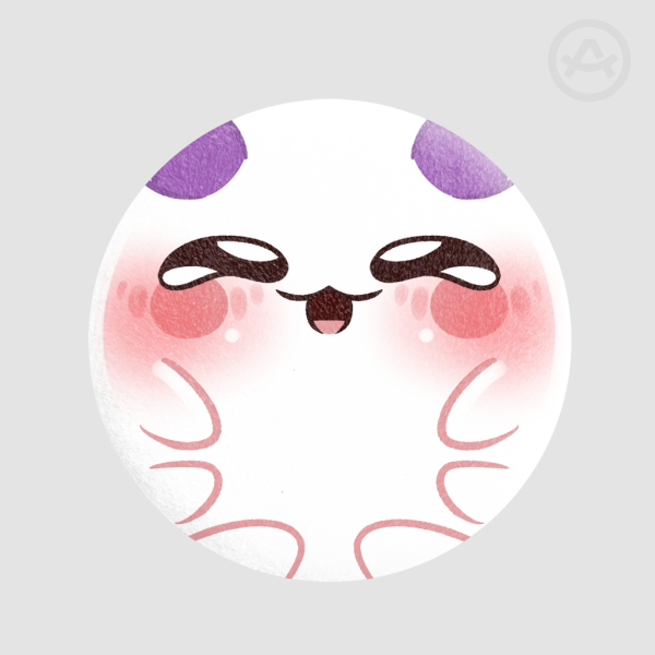 Momo Plush Badge