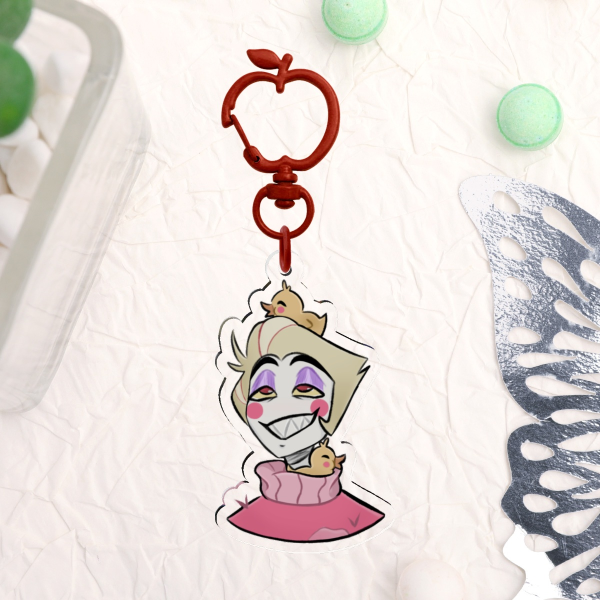 Lucifer and Ducks Acrylic Keychain