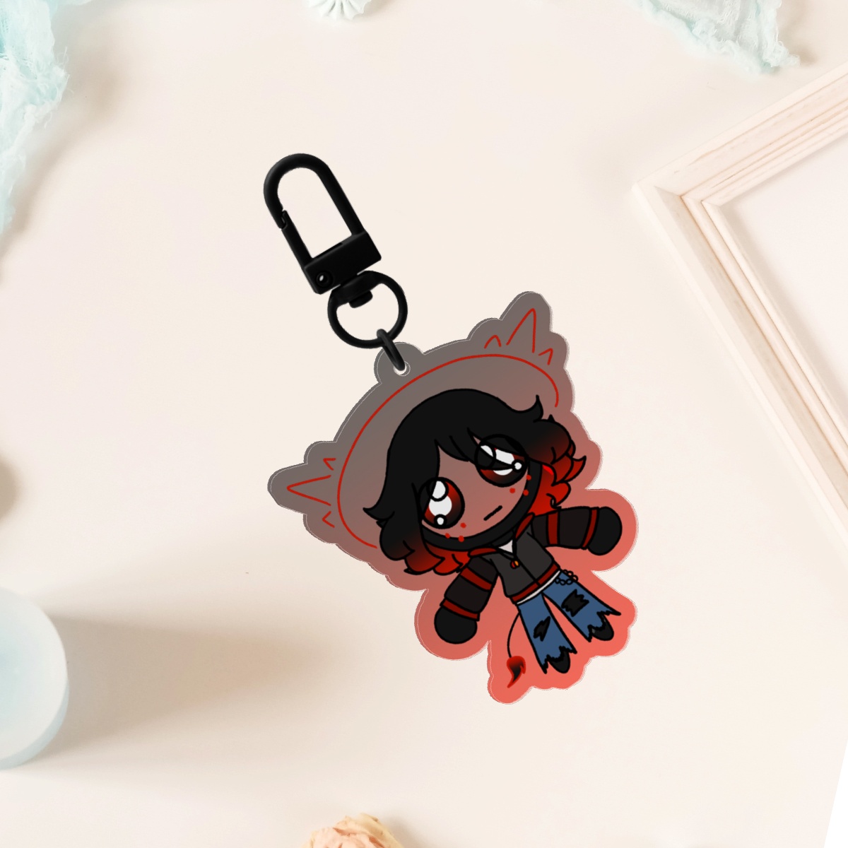 Staring The Chosen One Keychain