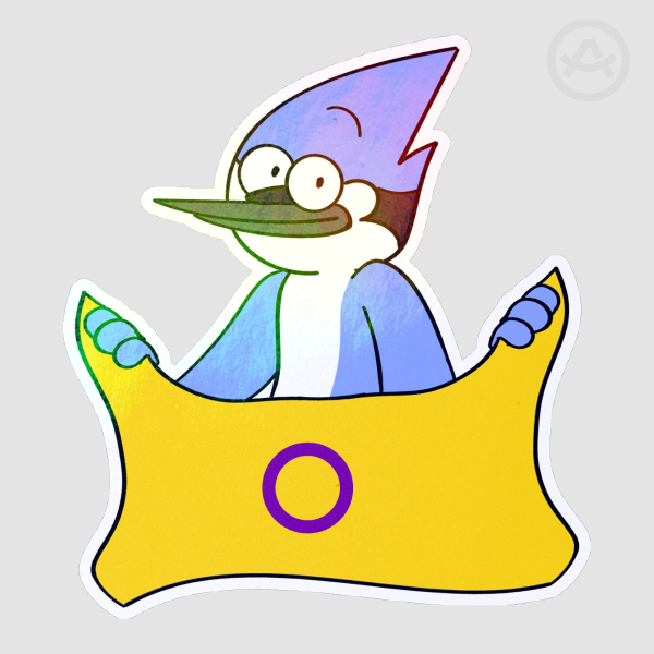 Mordecai Pride Sticker - Intersexual