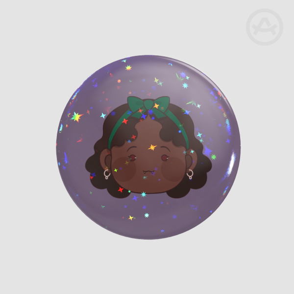Claudia (S2) button pin