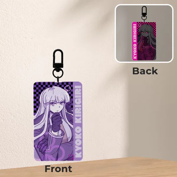 Danganronpa 1: Kyoko Kirigiri ID-styled Keychain