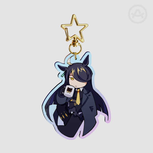 Manhattan Cafe - Rainbow Acrylic Keychain (Umamusume)
