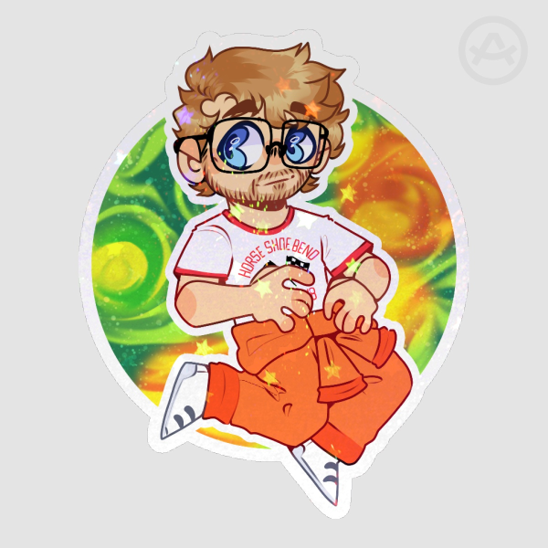 Ryland Grace With Adrian Planet Sticker
