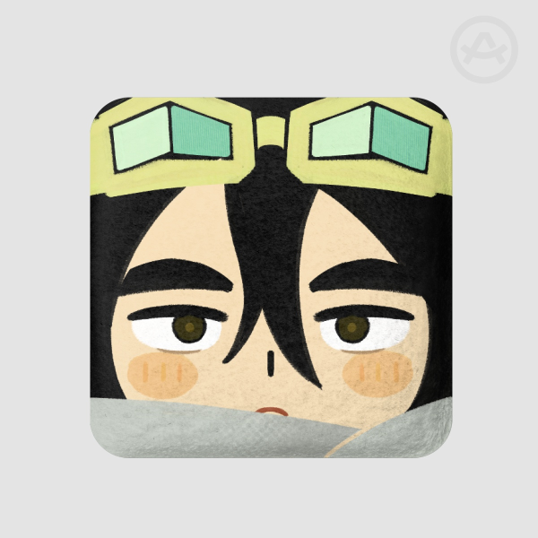 Eraserhead Plush Badge