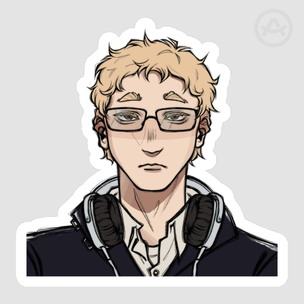 Tsukishima Sticker