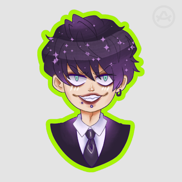 Fukuro Yutara Die Cut Sticker