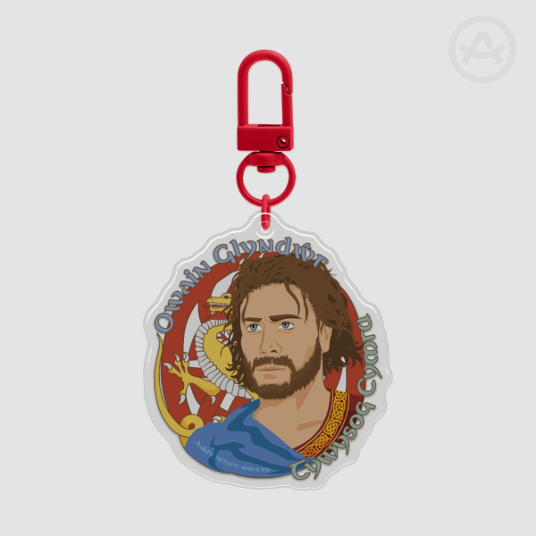 Owain Glyndŵr Epoxy Clear Acrylic Keychains