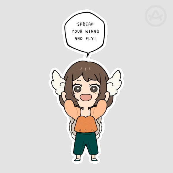 Pom Support Sticker