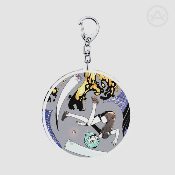Phosphophyllite Keychain