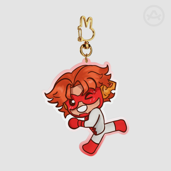 Running Bart Allen/Impulse Keychain (8CM)