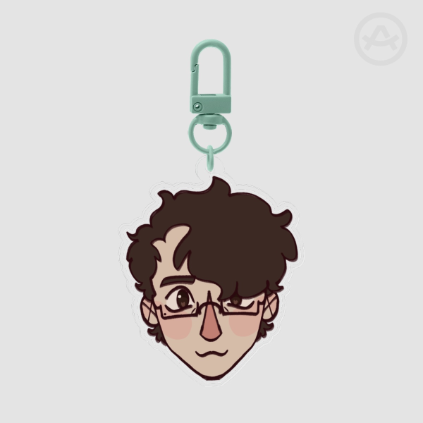 Wilbur Soot Lovejoy Head Piece acrylic keychain
